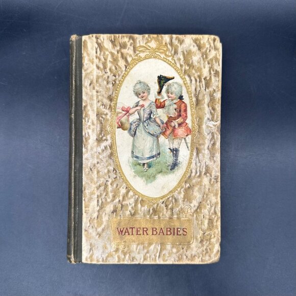 Antique Book Water Babies Charles Kingsley Fairytale Art Nouveau 1910 Hardback - Picture 2 of 15